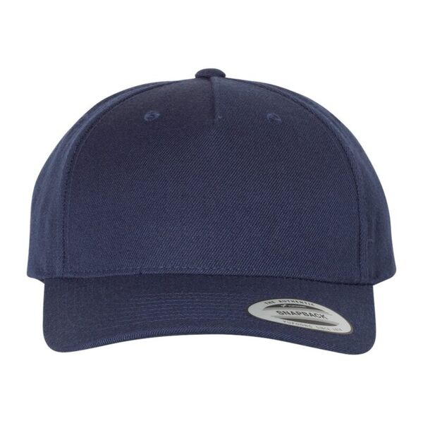 Premium Five-Panel Curved Bill Snapback Cap Thumbnail